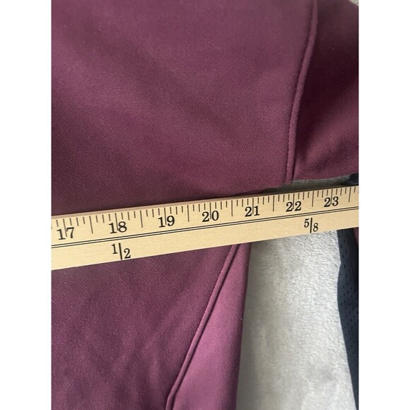 Under Armour Sweatshirt Women's M Burgundy Pullover Turtleneck Athletic Pullover - Picture 6 of 7